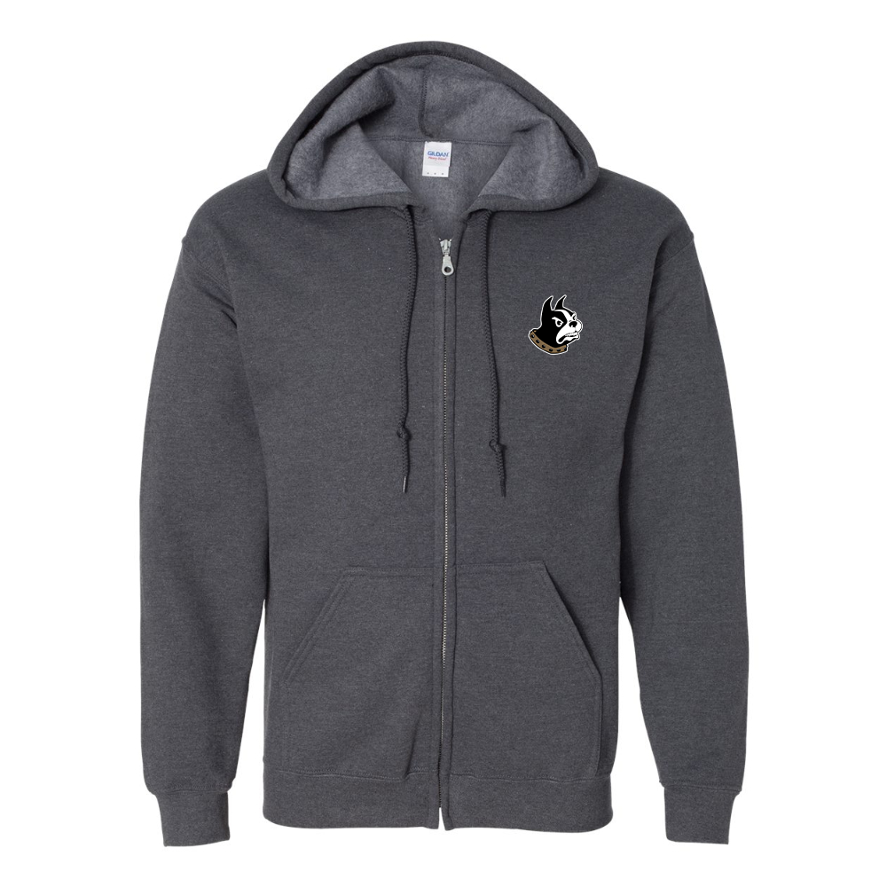 Men's Wofford Terriers JERZEES NuBlend Full-Zip Hooded Sweatshirt